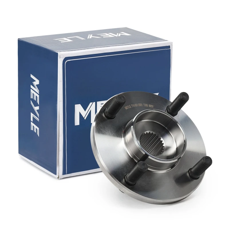 Image of MEYLE 714 651 0001 Wheel Hub Original Quality, Front Axle, without wheel bearing Wheel Hub (653)