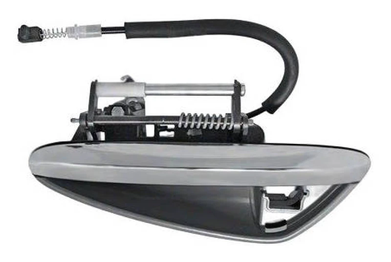 Image of MAGNETI MARELLI 350105018000 Door Handle Left Front, chrome/black, Painted, without key Plastic Door Handle (1373)