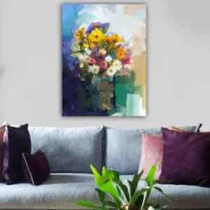 Image of 242023468_70100 Multicolor Decorative Canvas Painting