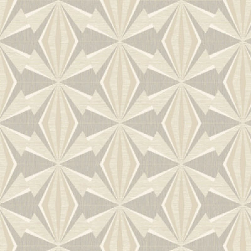 Image of Hoopla Walls Sunray Diamond Warm Grey 10M Wallpaper Matt Smooth