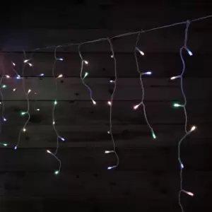 Image of 1000 LED 24m Multifunction Icicle Indoor Outdoor Christmas Lights in Pastel