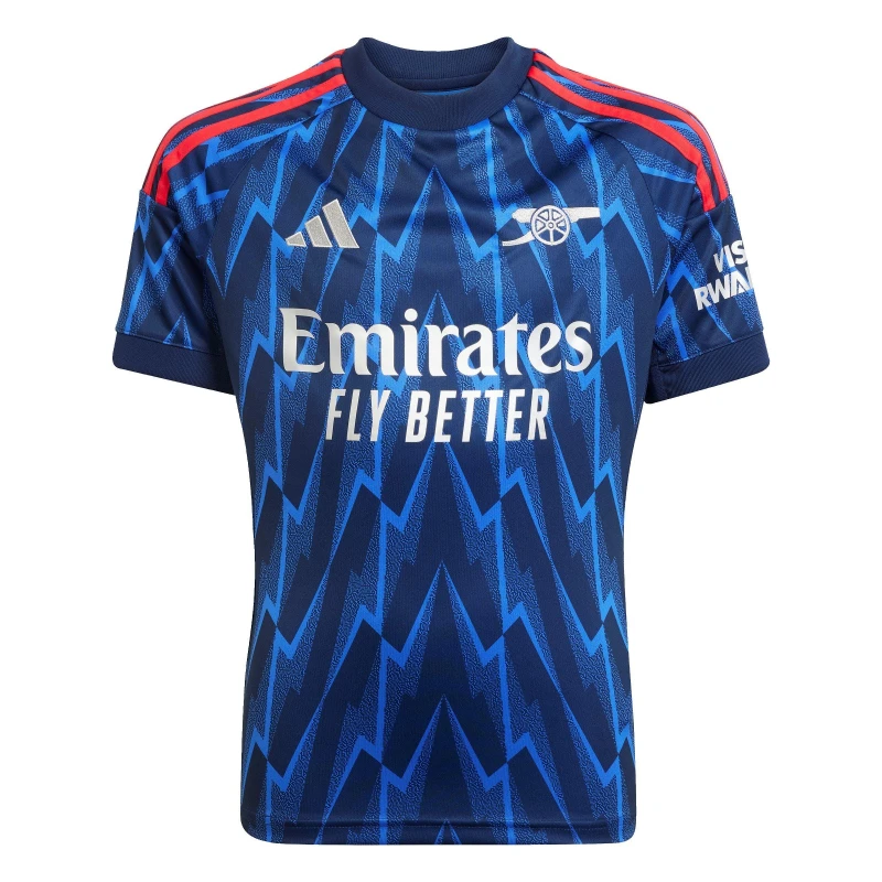 Image of adidas Arsenal Away Football Shirt 2025 2026 Juniors Domestic Replica Shirts 7-8 Years Blue 37861918175