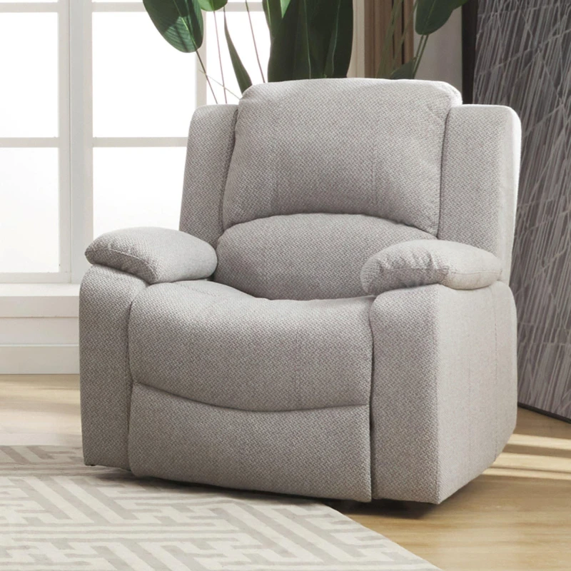 Image of Artemis Home Marldon Manual Reclining Armchair in Light Grey Light Grey Unisex