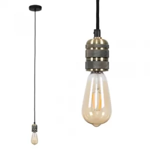 Image of Casco Antique Brass Pendant Lampholder