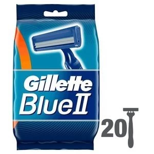 Image of Gillette Blue II 20 Razors