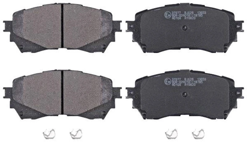 Image of A.B.S. 37977 Brake pad set with acoustic wear warning Brake Pad Set,disc brake (402)