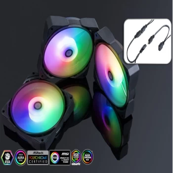 Image of Bitspower Touchaqua NJORD II 120 1800rpm PWM Fan Digital RGB - 120mm