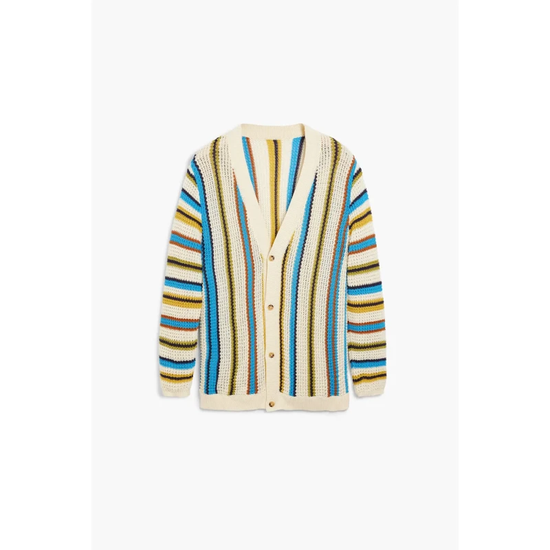 Image of Desigual Cardigan Desigual Cadaques Multicolore Male S
