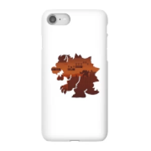 image of Nintendo Super Mario Bowser Silhouette Phone Case - iPhone 8 - Snap Case - Gloss