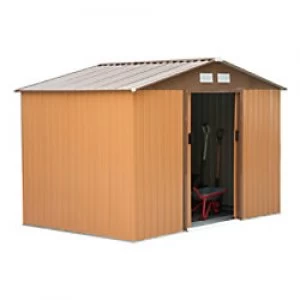 image of OutSunny Garden Shed Storage Yellow Water proof Outdoors 1620 mm x 100 mm x 580 mm