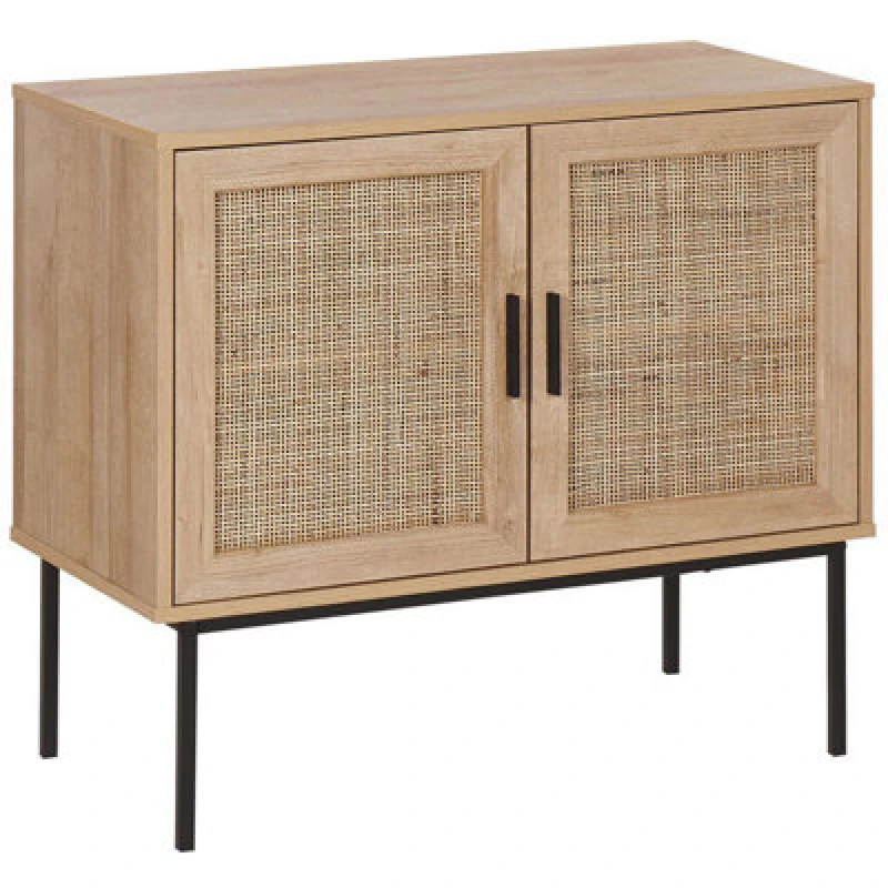 Image of Beliani Retro Cabinet Pasco Light Brown