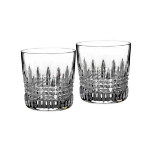 Image of Waterford Lismore Diamond Tumbler 0.360ltr Pair - Crystal