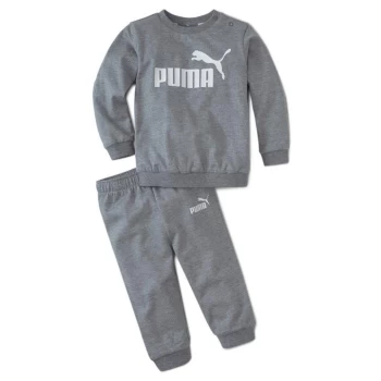 Image of Puma Crew Jogger Tracksuit Infant Boys - Grey