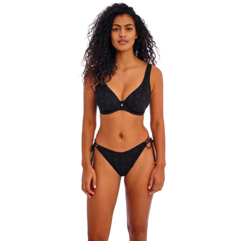 Image of Freya Womens cutaway swimsuit bottoms Freya Nomad Nights Noir Female XL
