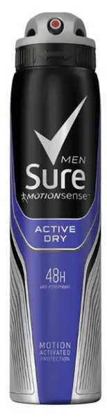 image of Sure Men Motion Sense Active Dry Deodorant 125ml