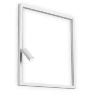 image of Ideal Lux Syntesi Square Integrated LED Wall Lamp White 3000K