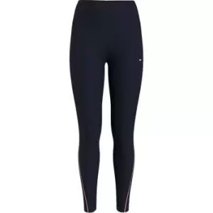 image of Tommy Sport Hw Sueded Modal Gs Tape Legging - Blue