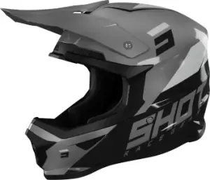 Shot Furious Chase Motocross Helmet, black-grey Size M black-grey, Size M