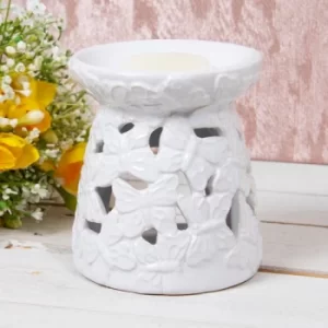 Image of Butterfly White Wax/oil Warmer