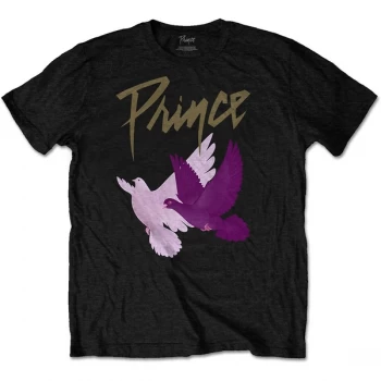 image of Prince - Doves Mens Large T-Shirt - Black