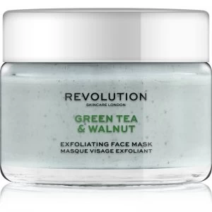 image of Revolution Skincare Green Tea Walnut Exfoliating Face Mask