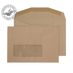 Image of Blake Purely Everyday C6 80gm2 Gummed Window Mailer Envelopes Manilla