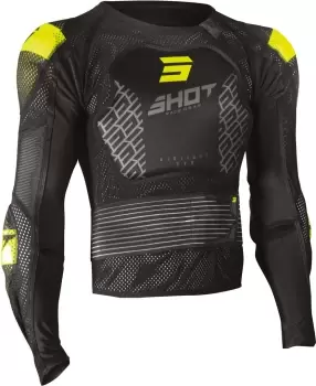 image of Shot Airlight 2.0 Protector Jacket, black-yellow, Size 25 2XS, black-yellow, Size 25 2XS