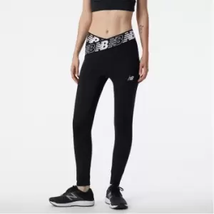 image of New Balance Relentless Crossover High Rise 7/8 Tight - Black