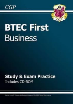 Image of Btec First in Business - Study and Exam Practice with Cd-Rom. Hardback