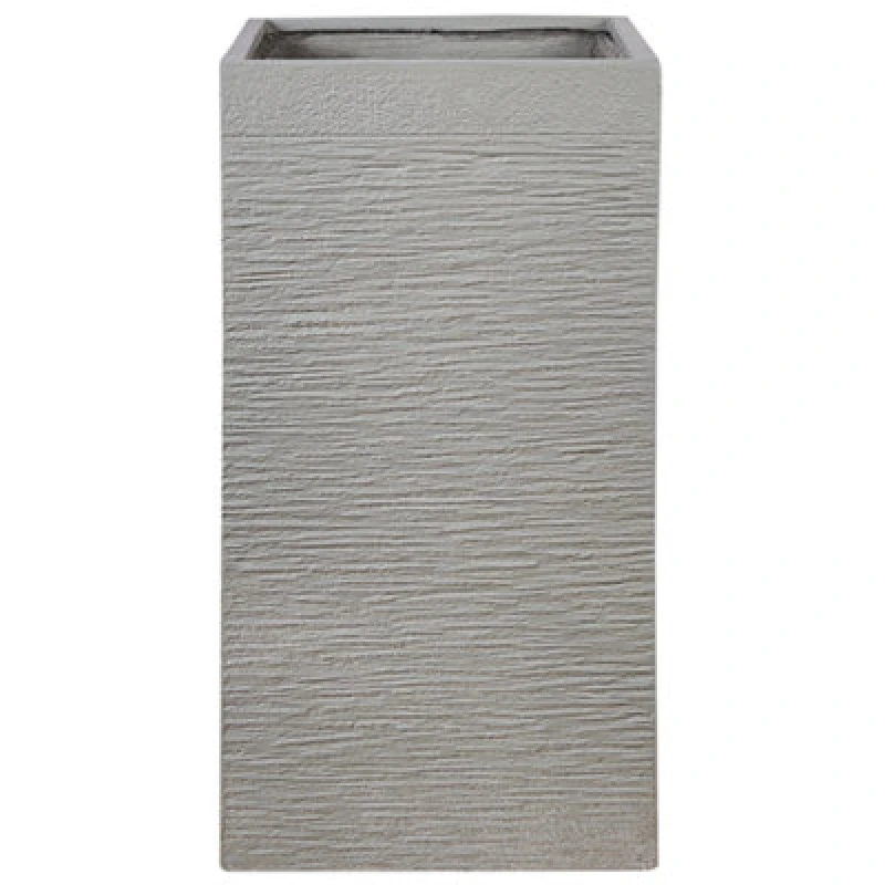 Image of Beliani Plant Pot Dion 40 Cm Light Grey