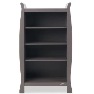 image of Obaby Stamford Sleigh Bookcase - Taupe Grey