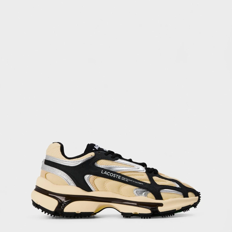 Image of Lacoste l003 2k24 trainers in beige multi Beige Multi UK 6 (EU 39½)