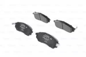Image of Bosch 0986494295 BP1244 Brake Pad Set Disc Brake Front Axle