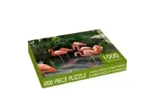 image of Flock Of Flamingoes 1000 Piece Jigsaw