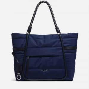 Radley Womens Devon Street Large Zip Top Shoulder Bag - Ink