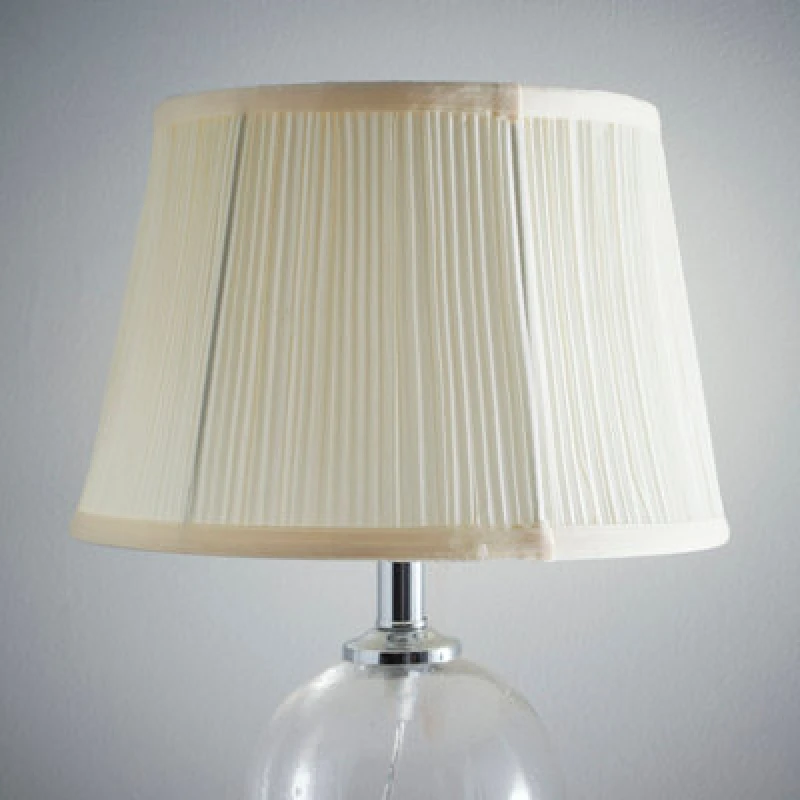 Image of K Living 12" Traditional Mushroom Light Shade For Modern Table Lamps And Floor Lamps In Cream