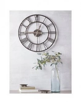 image of Cox & Cox Distressed Indoor / Outdoor Clock