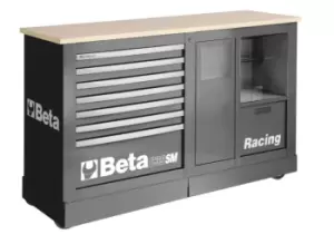 image of Beta Tools C39SM-G "Racing" Mobile Roller Cab Grey 039390002