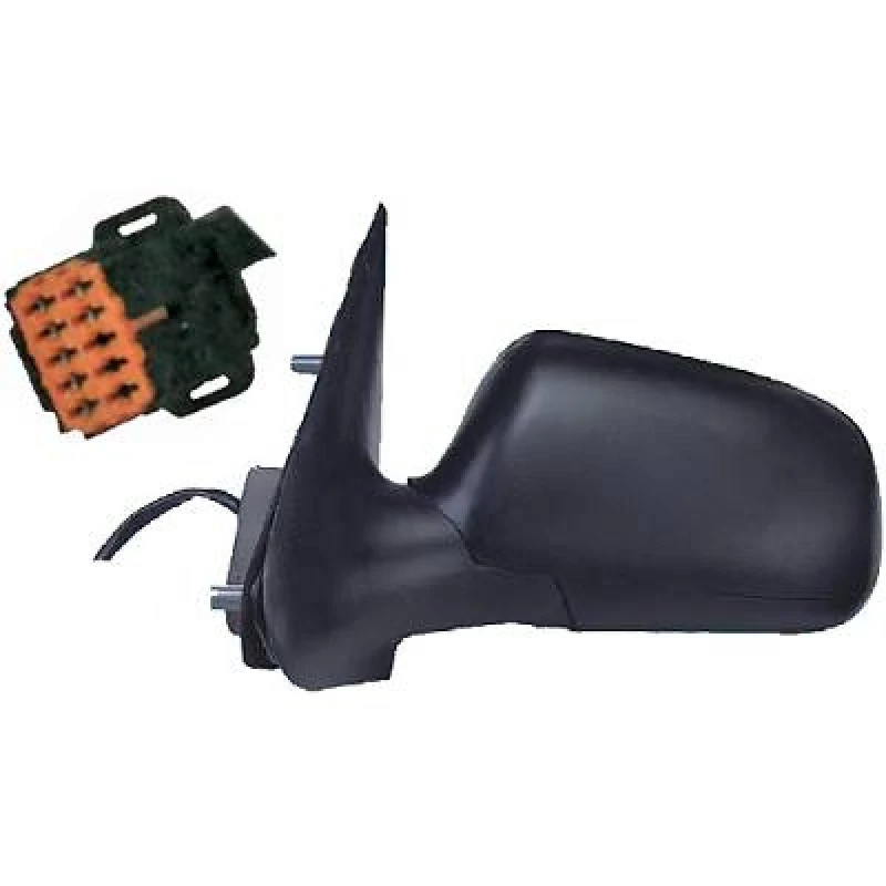 Image of DIEDERICHS 4070325 Wing mirror Left, black, Complete Mirror, Grained Outside Mirror (50)