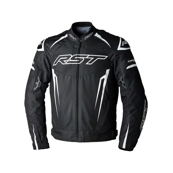Image of RST Tractech Evo 5 Textile Jacket Black White Black Size 60