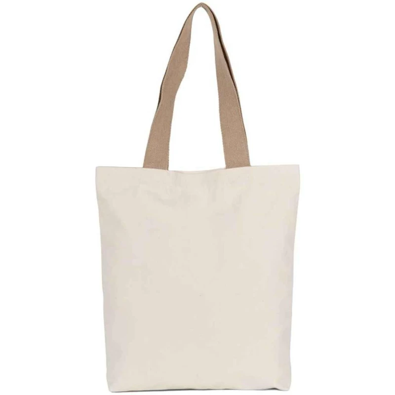 Image of Kimood Womens Flat Base Tote Bag in White White Female One Size