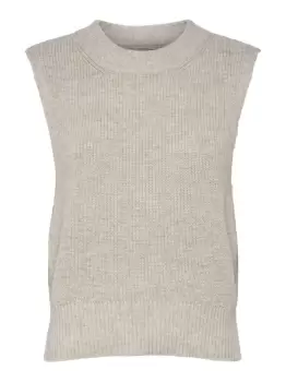 Image of ONLY Knitted Waistcoat Women Beige