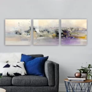 Image of PRC7449491050 Multicolor Decorative Canvas Painting (3 Pieces)