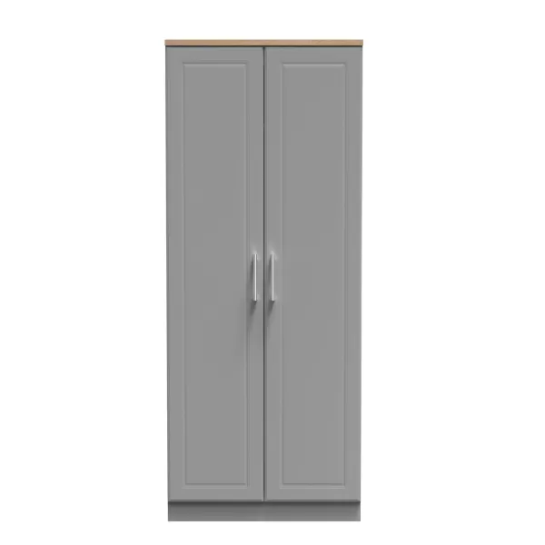 image of Norfolk 2 Door Wardrobe (Ready Assembled)