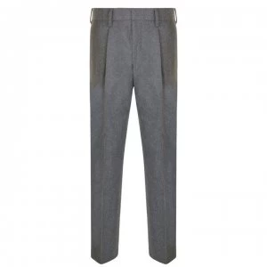 image of DKNY Wool Trousers - Vnt Heather Gry