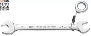 Image of Facom Metric Height Safe 24 x 27mm Satin Chrome Open Ended Spanner