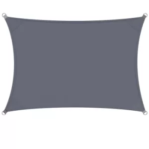 Image of Sun Sail Oxford Rectangle Anthracite 2x4m