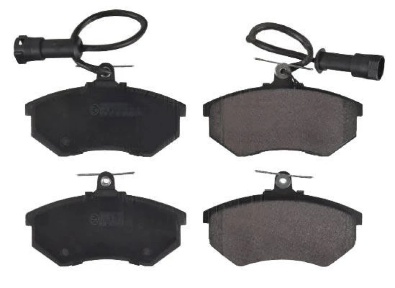 Image of Blue PRINT ADG042145 Brake pad set Front Axle, incl. wear warning contact Brake Pad Set,disc brake (402)