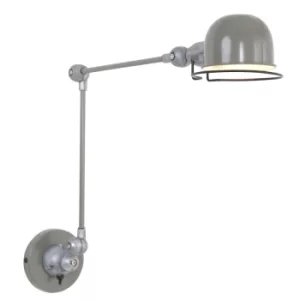 Image of Davin Dome Wall Light Industrial, Metal-Aluminium