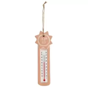 Terracotta Sun Thermometer